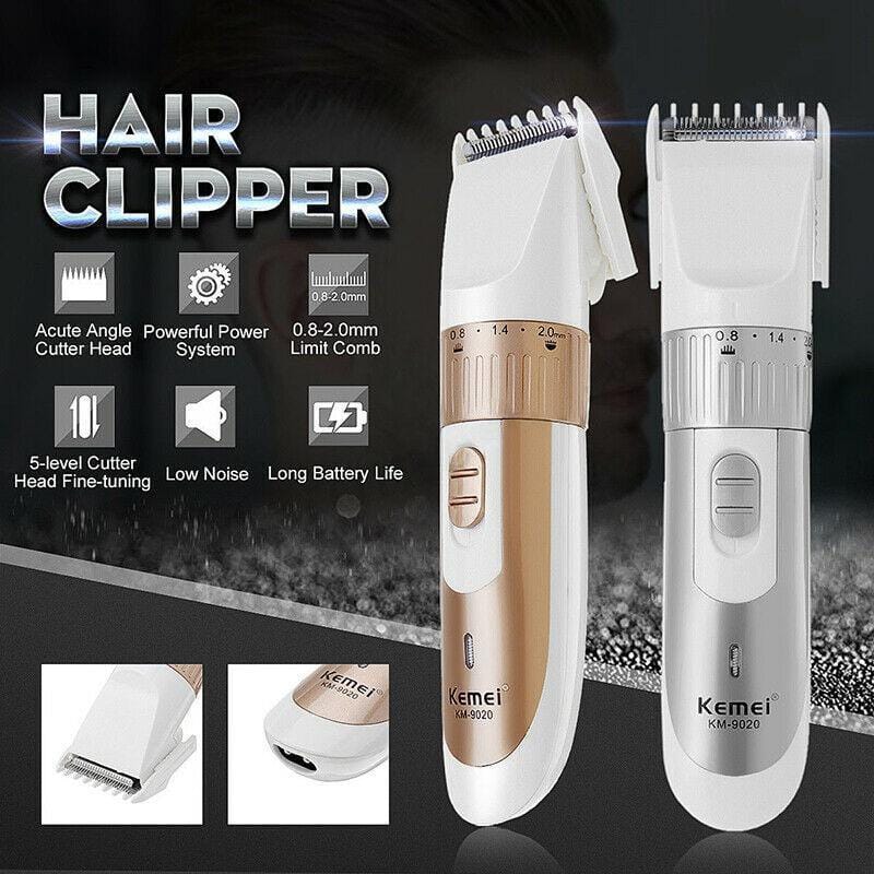 Kemei KM-9020 Hair Trimmer price in bd | Rechargeable Hair Clippers