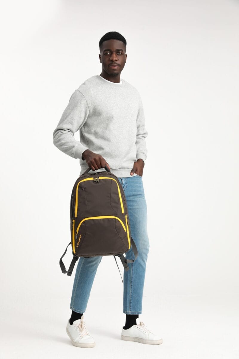 Loupin Unisex Laptop Backpack – lightweight, large office. Durable polyester material swargah.com