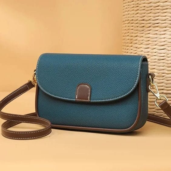 Women’s elegant PU leather crossbody bag with adjustable strap (1)