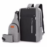Waterproof laptop backpack with USB charging port – unisex travel business bag